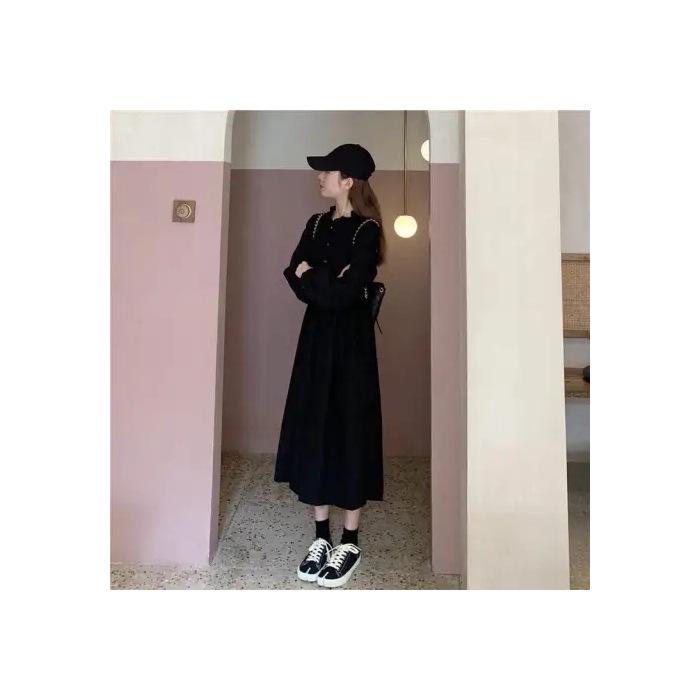 2025 Autumn Retro Minimalist Puff Sleeve Midi Dress for Women XL чорний
2025 Autumn Retro Minimalist Puff Sleeve Midi Dress for Women XL чорний