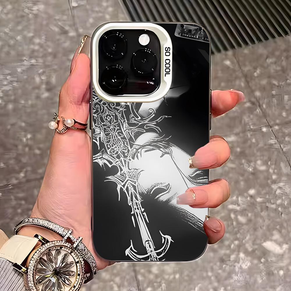 Clmj Punk Cool Angel Phone Case For IPhone 17 Pro Max 16 Pro Max 15 14 13 11 12 Mini Xs X Xr 7 8 Plus Se Color Silver Cover iPhone XS Max
Clmj Punk Cool Angel Phone Case For IPhone 17 Pro Max 16 Pro Max 15 14 13 11 12 Mini Xs X Xr 7 8 Plus Se Color Silver Cover iPhone XS Max