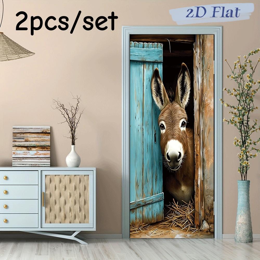 2pcs Cute Cartoon Donkey Animal Wall Stickers Creative Home Door Stickers Decoration Bedroom Living Room Children s Room Sticker (as the picture,38.5x200cmx2)
2pcs Cute Cartoon Donkey Animal Wall Stickers Creative Home Door Stickers Decoration Bedroom Living Room Children s Room Sticker (as the picture,38.5x200cmx2)