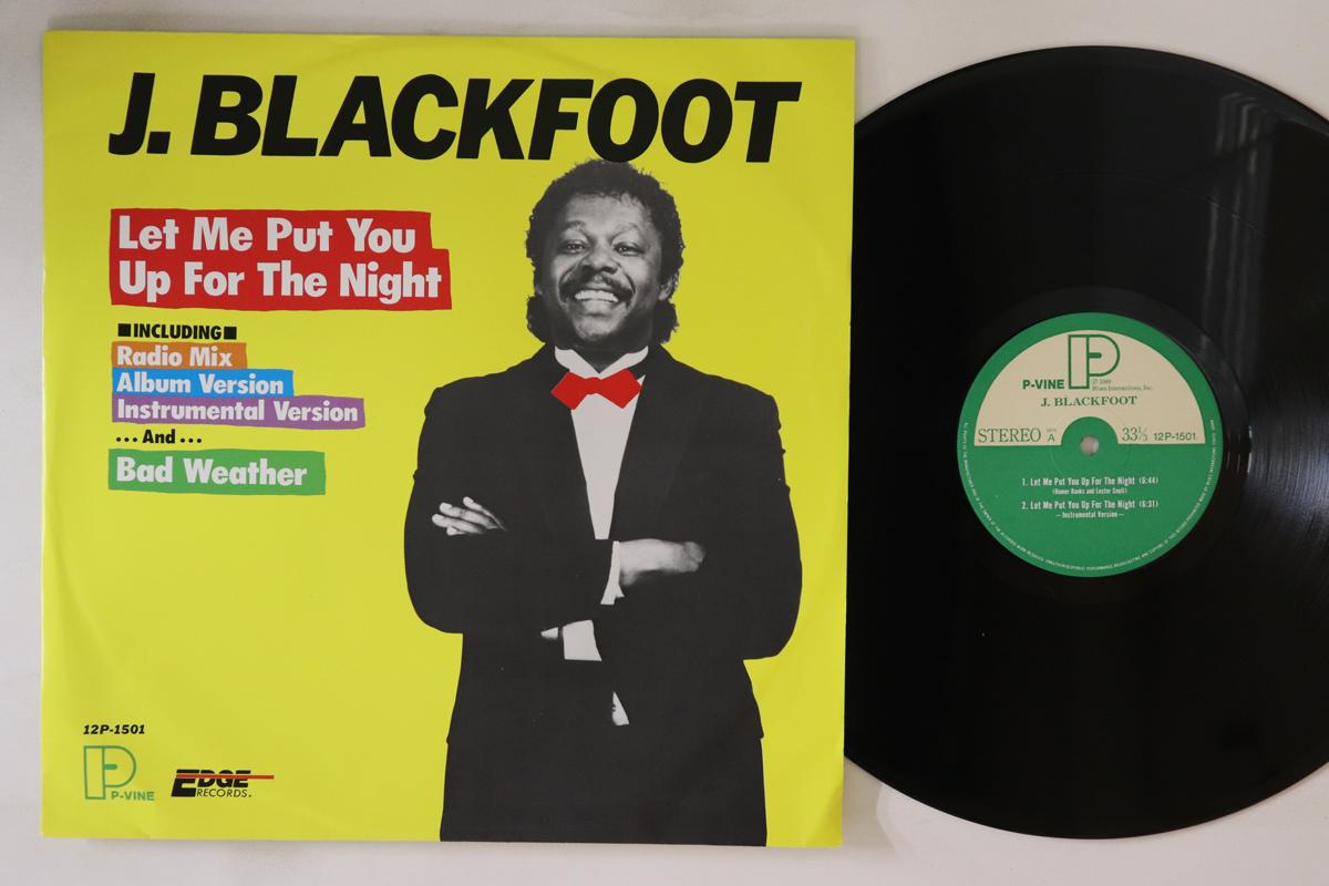 12inch Record J. BLACKFOOT Let Me Put You Up For The Night 12P1501 PVINE 1989 Japan SoulFunk Used
12inch Record J. BLACKFOOT Let Me Put You Up For The Night 12P1501 PVINE 1989 Japan SoulFunk Used