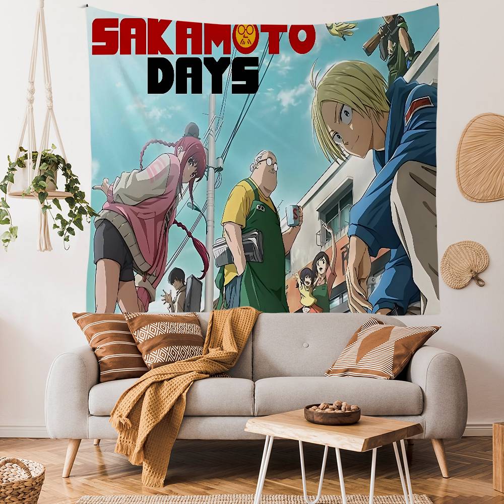 Popular Action Anime Sakamoto Days Tapestry Art Printing Art Science Fiction Room Home Decor Wall Art Decor 74x94cm(29x37in)
Popular Action Anime Sakamoto Days Tapestry Art Printing Art Science Fiction Room Home Decor Wall Art Decor 74x94cm(29x37in)