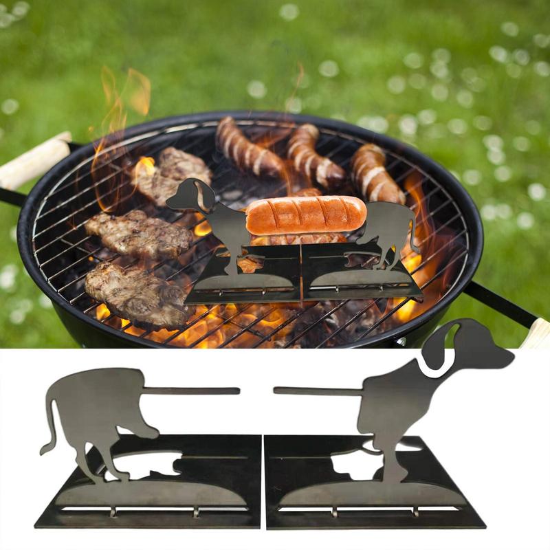 Funny BBQ Holder Stainless Steel Hot Dog Grill Holder Portable Camping Backpack Rack Puppy Shape Sausage Stand for Picnics
Funny BBQ Holder Stainless Steel Hot Dog Grill Holder Portable Camping Backpack Rack Puppy Shape Sausage Stand for Picnics
