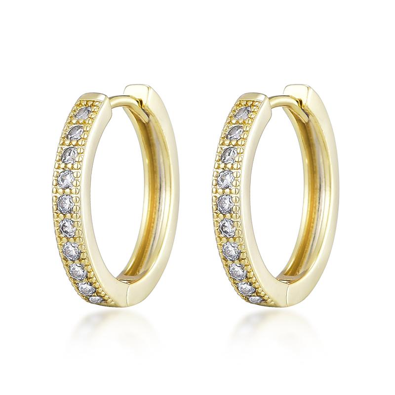 Classic Round Hoop Earrings For Women AAAA Zirconia Gold Color Elegant Wedding Huggie Ear Buckle Fashion Daily Zircon Earrings
Classic Round Hoop Earrings For Women AAAA Zirconia Gold Color Elegant Wedding Huggie Ear Buckle Fashion Daily Zircon Earrings
