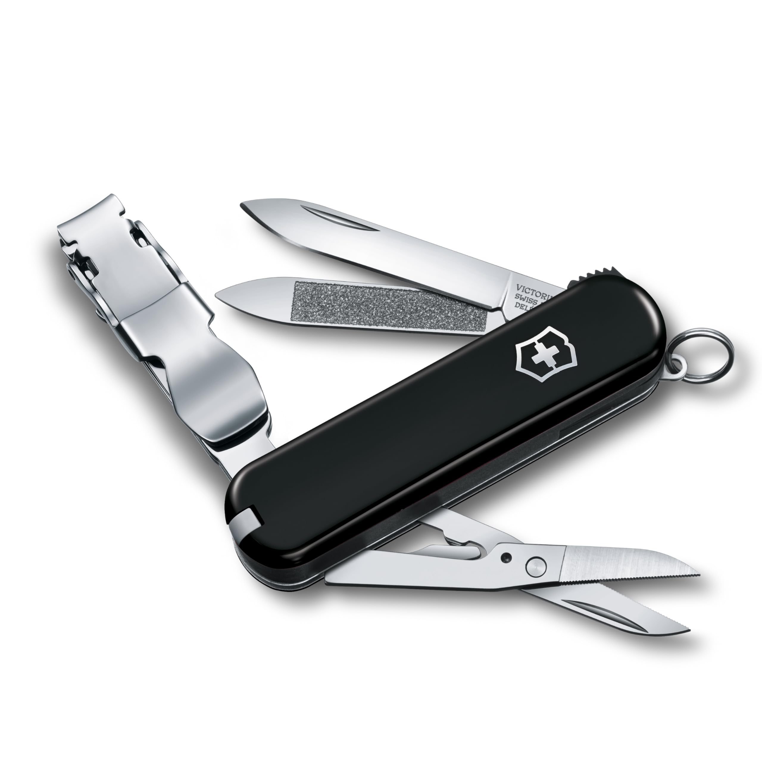 VICTORINOX Nail Clip, 580 Black, Nail Clipper, Nail Clipper, Nail Cleaner Included, Equipped with Nail File, 8 Functions, Disaster Prevention Goods,
VICTORINOX Nail Clip, 580 Black, Nail Clipper, Nail Clipper, Nail Cleaner Included, Equipped with Nail File, 8 Functions, Disaster Prevention Goods,