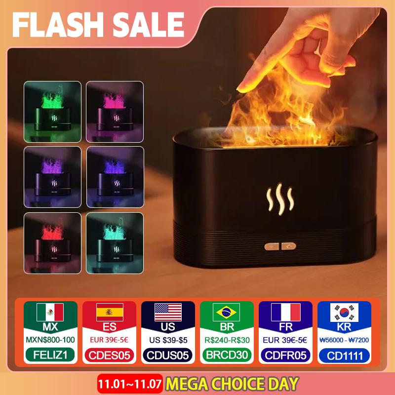 Perfume Humidifier Ultrasonic Air Humidifier With LED Lighting Simulation Colorful Flame Fragrance Machine чёрный
Perfume Humidifier Ultrasonic Air Humidifier With LED Lighting Simulation Colorful Flame Fragrance Machine чёрный