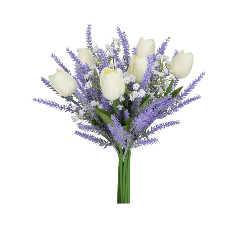 Искусственные искусственные цветы, такие как тюльпаны и лаванда, собраны в букеты для украшения обеденного стола дома и в качестве зеленых растительных украшений. 12pcs фиолетовый
Искусственные искусственные цветы, такие как тюльпаны и лаванда, собраны в букеты для украшения обеденного стола дома и в качестве зеленых растительных украшений. 12pcs фиолетовый