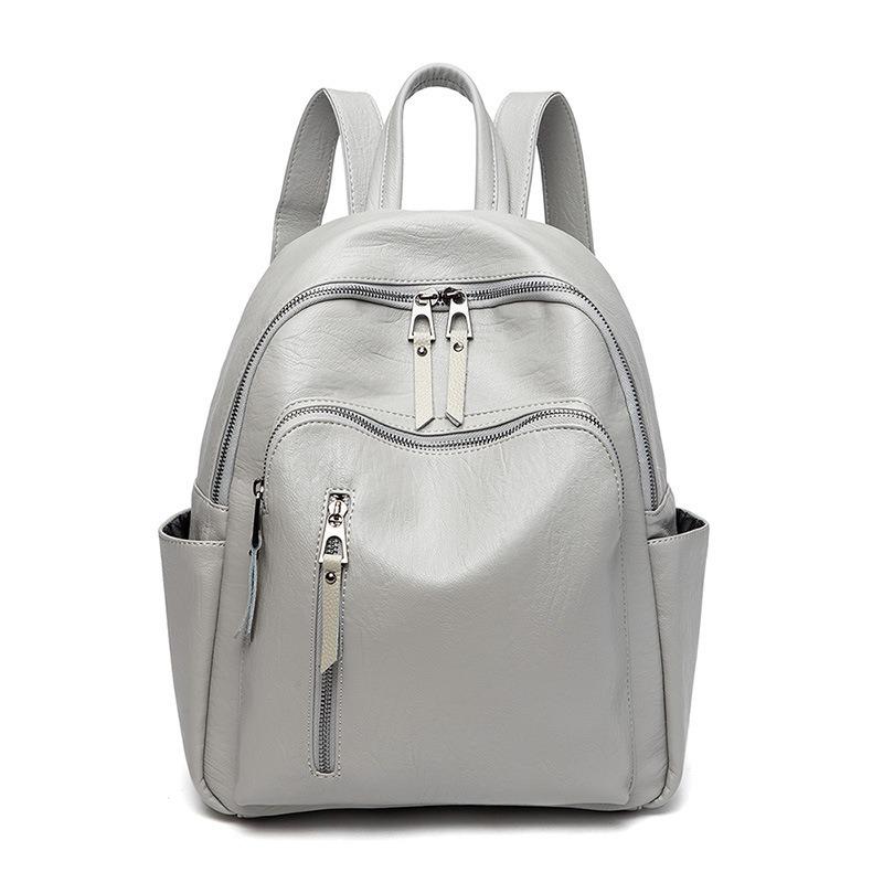 Рюкзак женский трендовый PU мягкая кожа женская сумка колледж стиль досуг дорожная сумка светло-серый
Рюкзак женский трендовый PU мягкая кожа женская сумка колледж стиль досуг дорожная сумка светло-серый