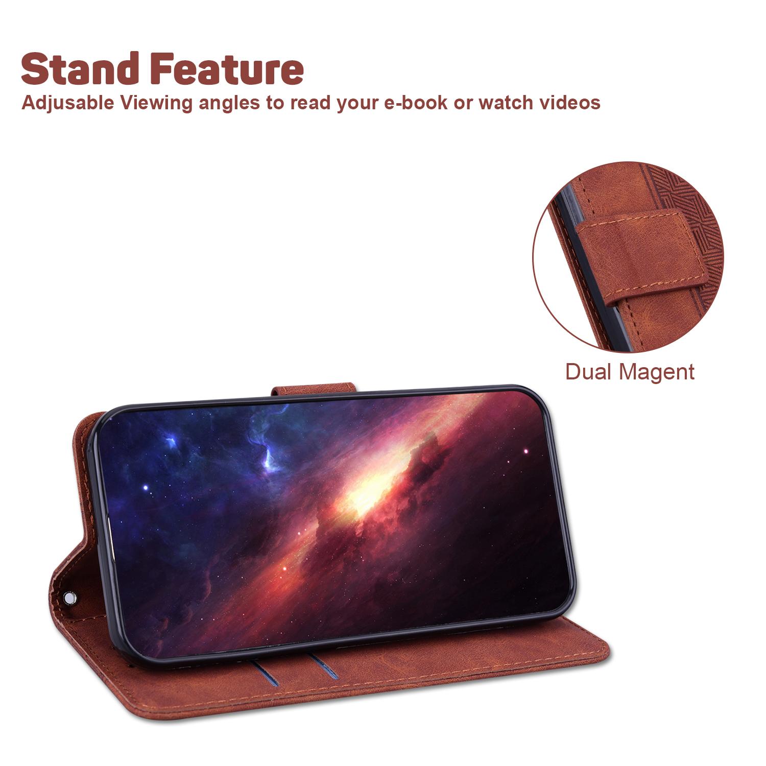 For Oppo Reno12 Pro 5G (Global) Phone Case Geometry Pattern Leather Wallet Cover Brown
For Oppo Reno12 Pro 5G (Global) Phone Case Geometry Pattern Leather Wallet Cover Brown