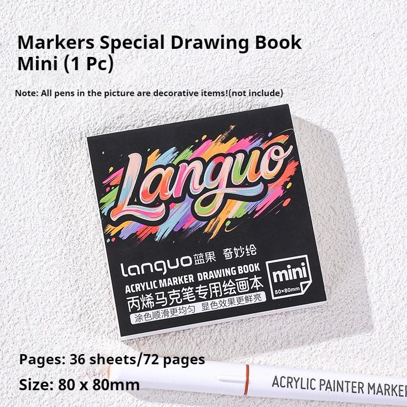 Mini/32K/16K Marker Pad 36 Sheets Languo Sketchbook Sketch Drawing Notepad Painting Books for Art Supplies Hand-Painting Book
Mini/32K/16K Marker Pad 36 Sheets Languo Sketchbook Sketch Drawing Notepad Painting Books for Art Supplies Hand-Painting Book