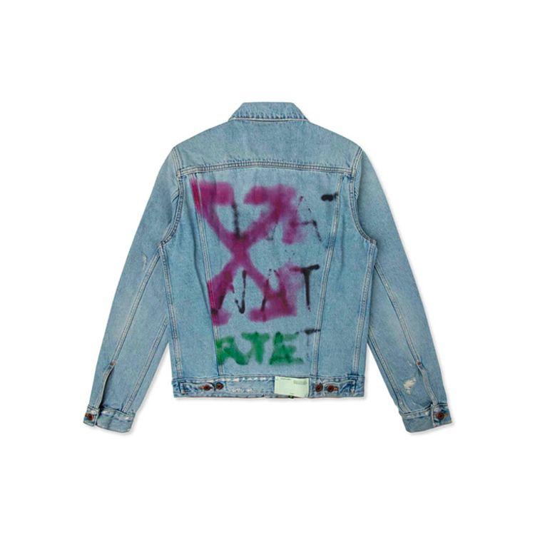 Off-White Fw19 Spray Paint Arrow Джинсовая куртка Мужская верхняя одежда Синий OMYE005E193860457128
Off-White Fw19 Spray Paint Arrow Джинсовая куртка Мужская верхняя одежда Синий OMYE005E193860457128