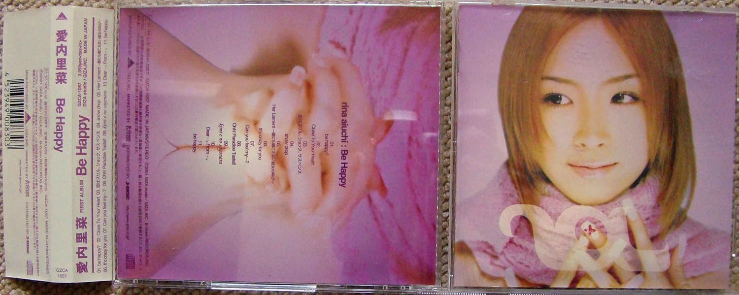 CD RINA AIUCHI - Be Happy GZCA1057PROMO Giza Studio 2001 Japan ObiJapanese Pop/Rock Used
CD RINA AIUCHI - Be Happy GZCA1057PROMO Giza Studio 2001 Japan ObiJapanese Pop/Rock Used