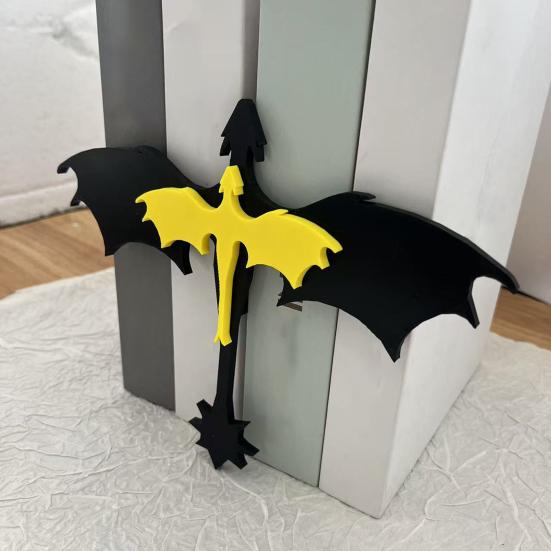Yousheng Book Insert Dragon Bookshelf Decoration Double Winged Dragon 3D Marker Bookshelf Insert Decoration Gift for Book Lovers B
Yousheng Book Insert Dragon Bookshelf Decoration Double Winged Dragon 3D Marker Bookshelf Insert Decoration Gift for Book Lovers B