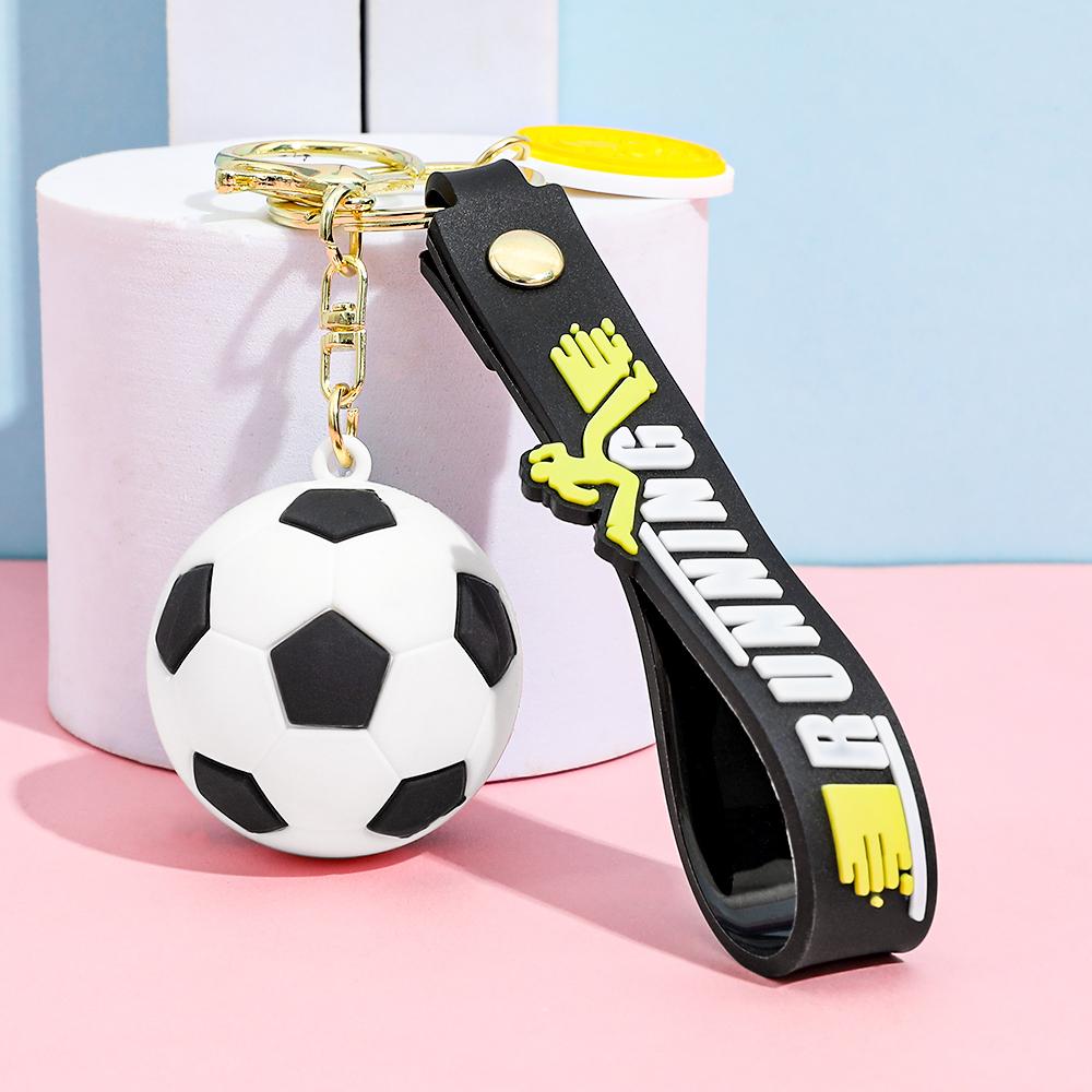 Football Keychain For Fan PVC Soft Glue Soccer Pendant Keychain Accessories Bag Decoration Souvenirs Key Chain Gifts 6 cm
Football Keychain For Fan PVC Soft Glue Soccer Pendant Keychain Accessories Bag Decoration Souvenirs Key Chain Gifts 6 cm