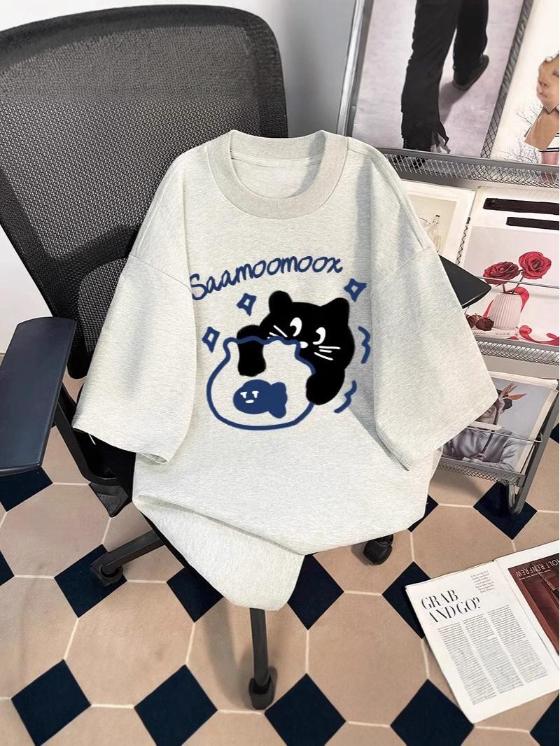 Korean Trendy Cat Print Women s Short Sleeve T-shirt - Cute Summer Niche Style Top XL
Korean Trendy Cat Print Women s Short Sleeve T-shirt - Cute Summer Niche Style Top XL
