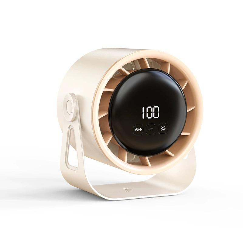 Ventilador de escritorio portátil recargable con pantalla digital y flujo de aire potente
Ventilador de escritorio portátil recargable con pantalla digital y flujo de aire potente