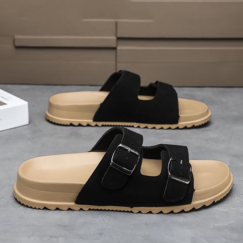 Mens Soft Slippers Slides with Adjustable Double Buckle Slide Sandals Lightweight Summer Comfortable Casual 45 чорний
Mens Soft Slippers Slides with Adjustable Double Buckle Slide Sandals Lightweight Summer Comfortable Casual 45 чорний