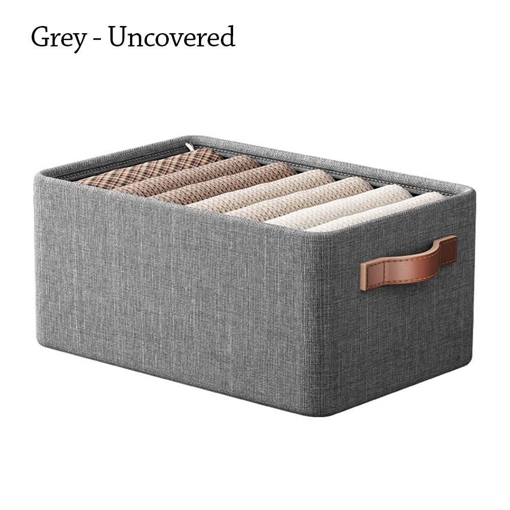 Large Capacity Closet Clothes Storage Box Dust-proof Clothes Organizer Storage Baskets Bedroom Grey - Uncovered
Large Capacity Closet Clothes Storage Box Dust-proof Clothes Organizer Storage Baskets Bedroom Grey - Uncovered
