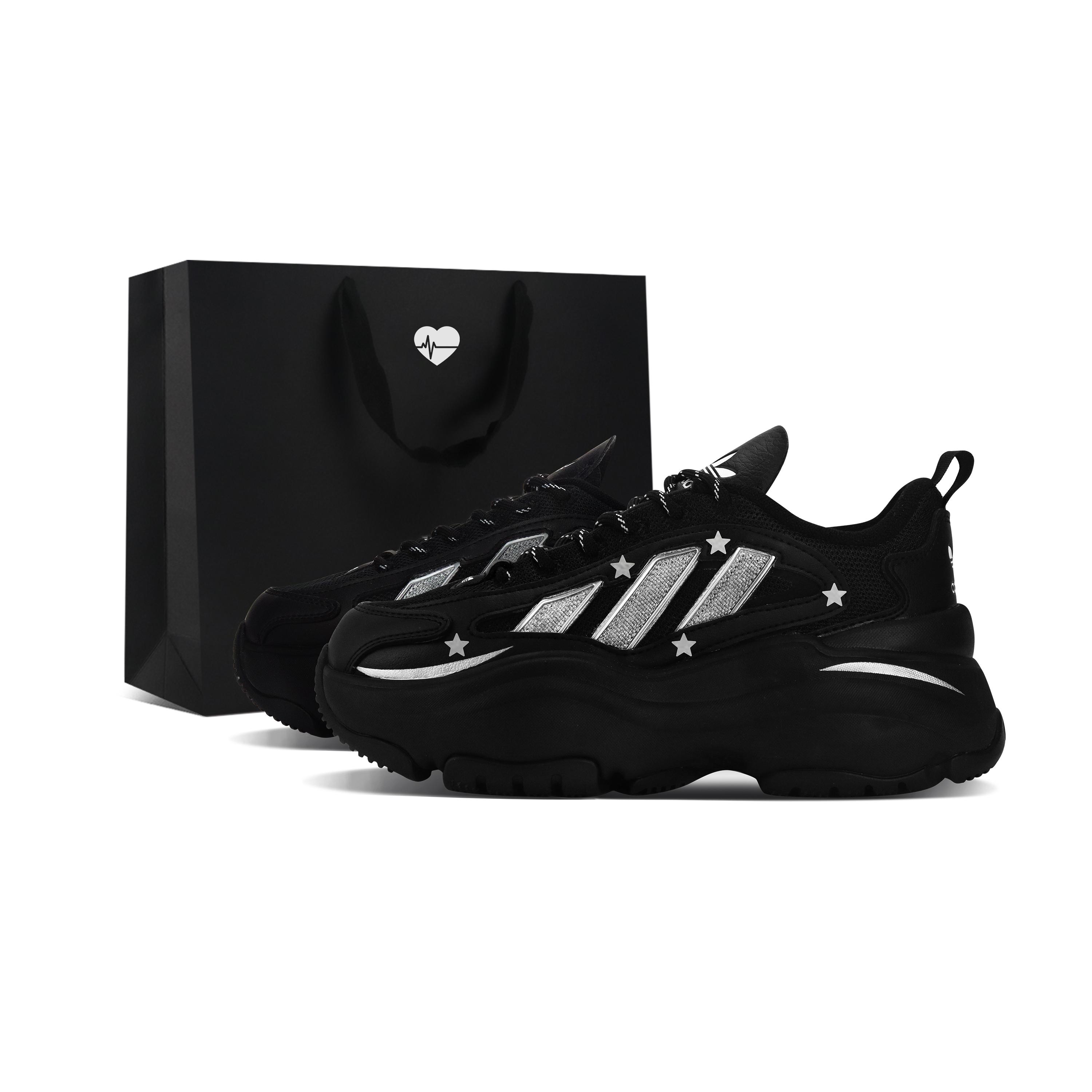 Adidas Originals OZGAIA Height Increasing Height Increasing Low top Chunky Sneakers Women s Black Silver JQ4110(Team1739-BOX) 40
Adidas Originals OZGAIA Height Increasing Height Increasing Low top Chunky Sneakers Women s Black Silver JQ4110(Team1739-BOX) 40