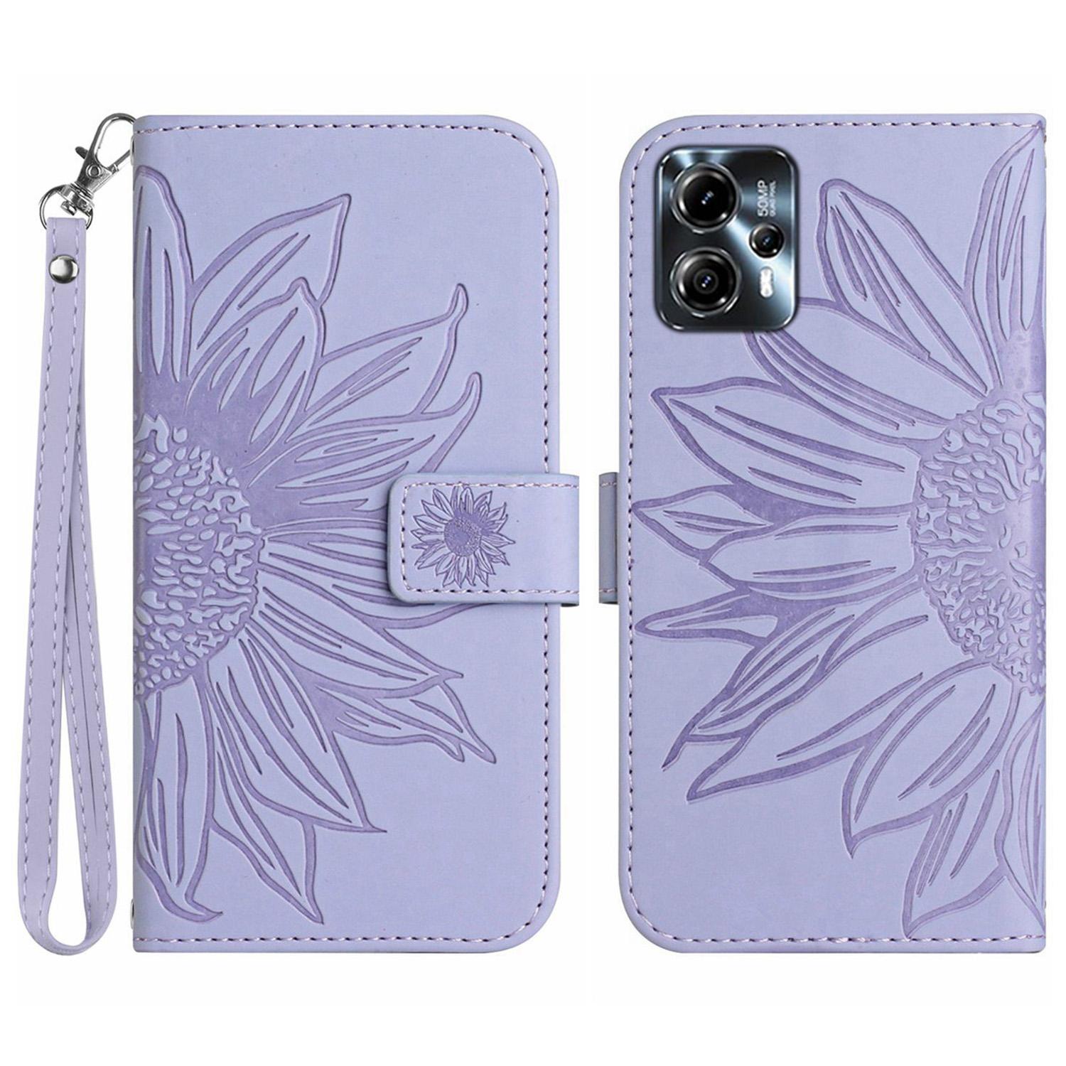 Anti-drop Phone Case For Motorola Moto G23 4G/G13 4G,HT04 Sunflower Imprinted Leather Anti-scratch Flip Wallet Cover Stand Light Purple
Anti-drop Phone Case For Motorola Moto G23 4G/G13 4G,HT04 Sunflower Imprinted Leather Anti-scratch Flip Wallet Cover Stand Light Purple