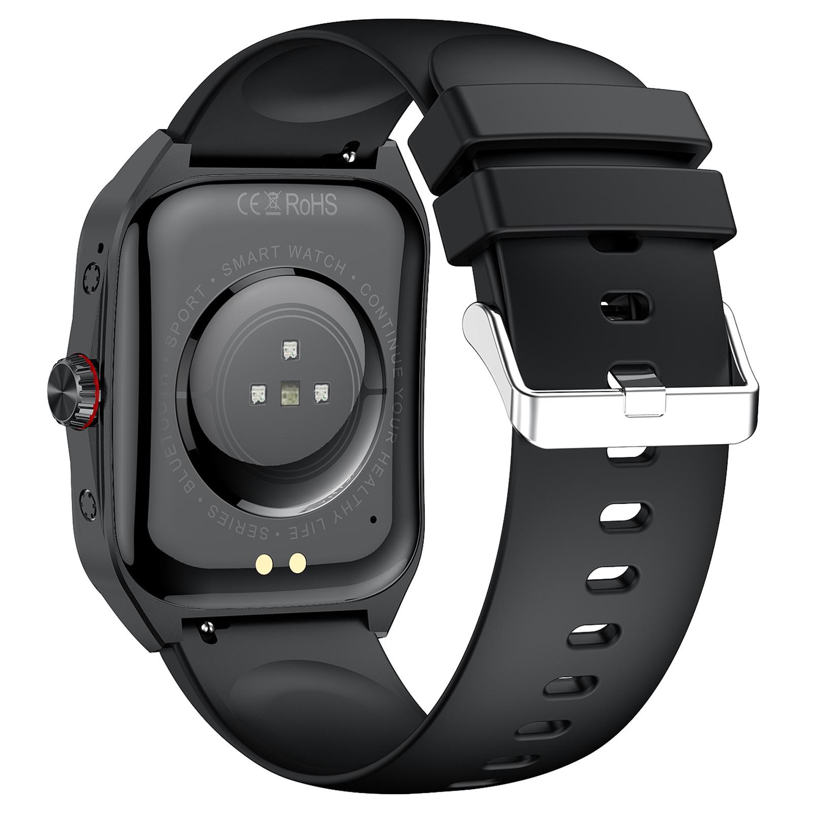 HK80 Smart Watch AMOLED Curved Screen Bluetooth-compatible Call Health Monitor NFC Waterproof Fitness Tracker Watch Black
HK80 Smart Watch AMOLED Curved Screen Bluetooth-compatible Call Health Monitor NFC Waterproof Fitness Tracker Watch Black