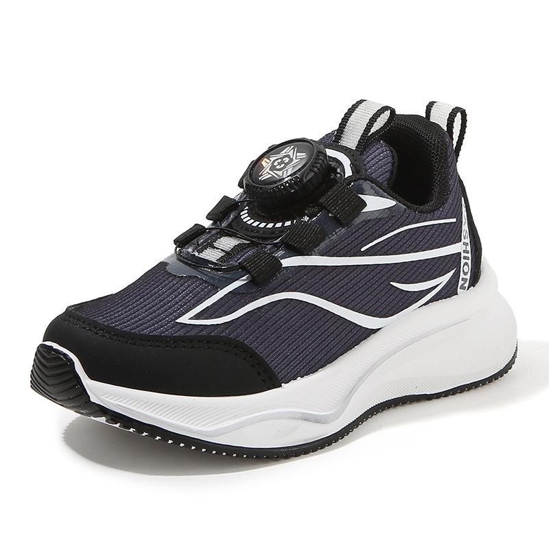 Spring Autumn Kids Sports Shoes Boys White Shoes Girls Running Shoes Rotary Buckle Soft Sole Toddler Casual Mesh Shoes the inner length of size 26 shoes is about 16cm чорний
Spring Autumn Kids Sports Shoes Boys White Shoes Girls Running Shoes Rotary Buckle Soft Sole Toddler Casual Mesh Shoes the inner length of size 26 shoes is about 16cm чорний