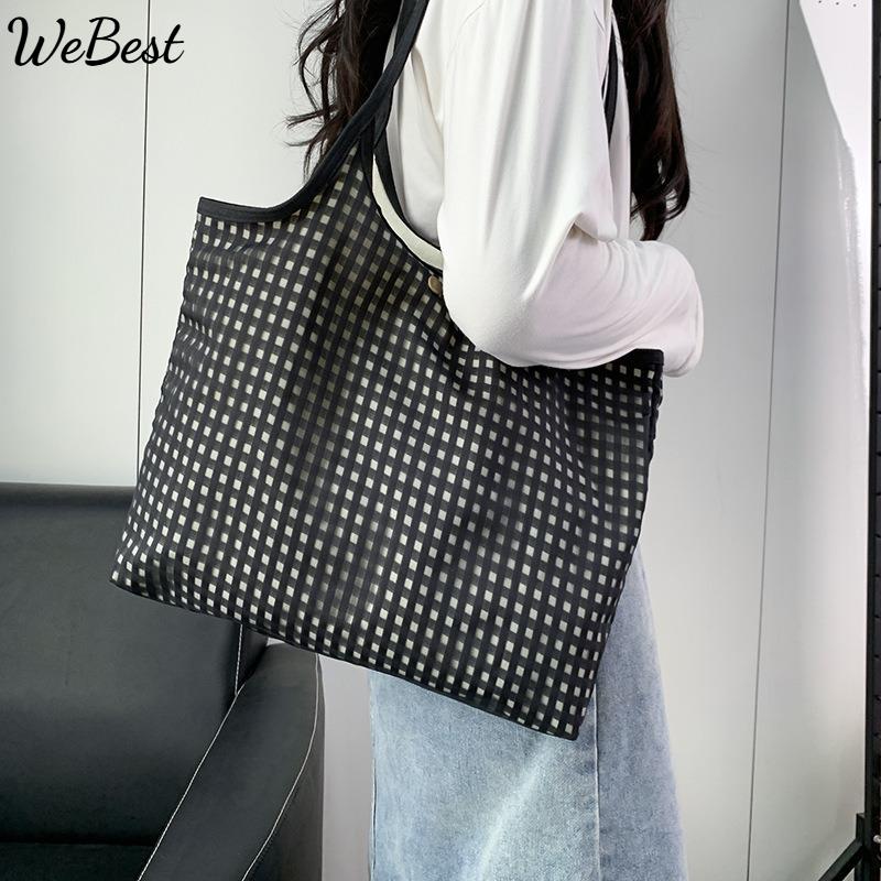 Simple Plaid Canvas Bag Female Single Shoulder Summer Literary Large Capacity Bag
Simple Plaid Canvas Bag Female Single Shoulder Summer Literary Large Capacity Bag