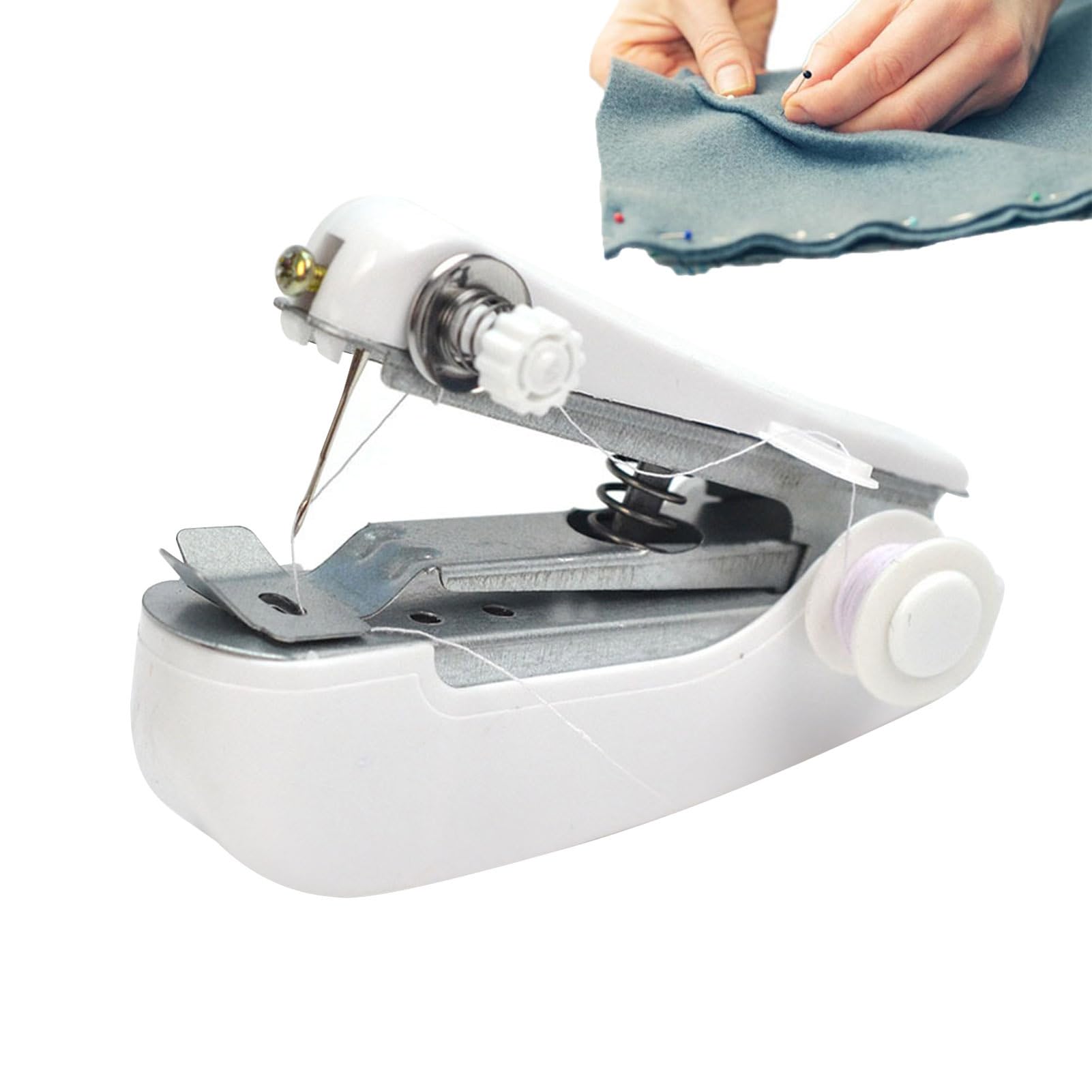 Hand Sewing Mini Sewing High Speed Stitch Sewing Handy Sewing Mini Electric Sewing Can be sewn with one Electric hand sewing machine for clothing Easy білий
Hand Sewing Mini Sewing High Speed Stitch Sewing Handy Sewing Mini Electric Sewing Can be sewn with one Electric hand sewing machine for clothing Easy білий