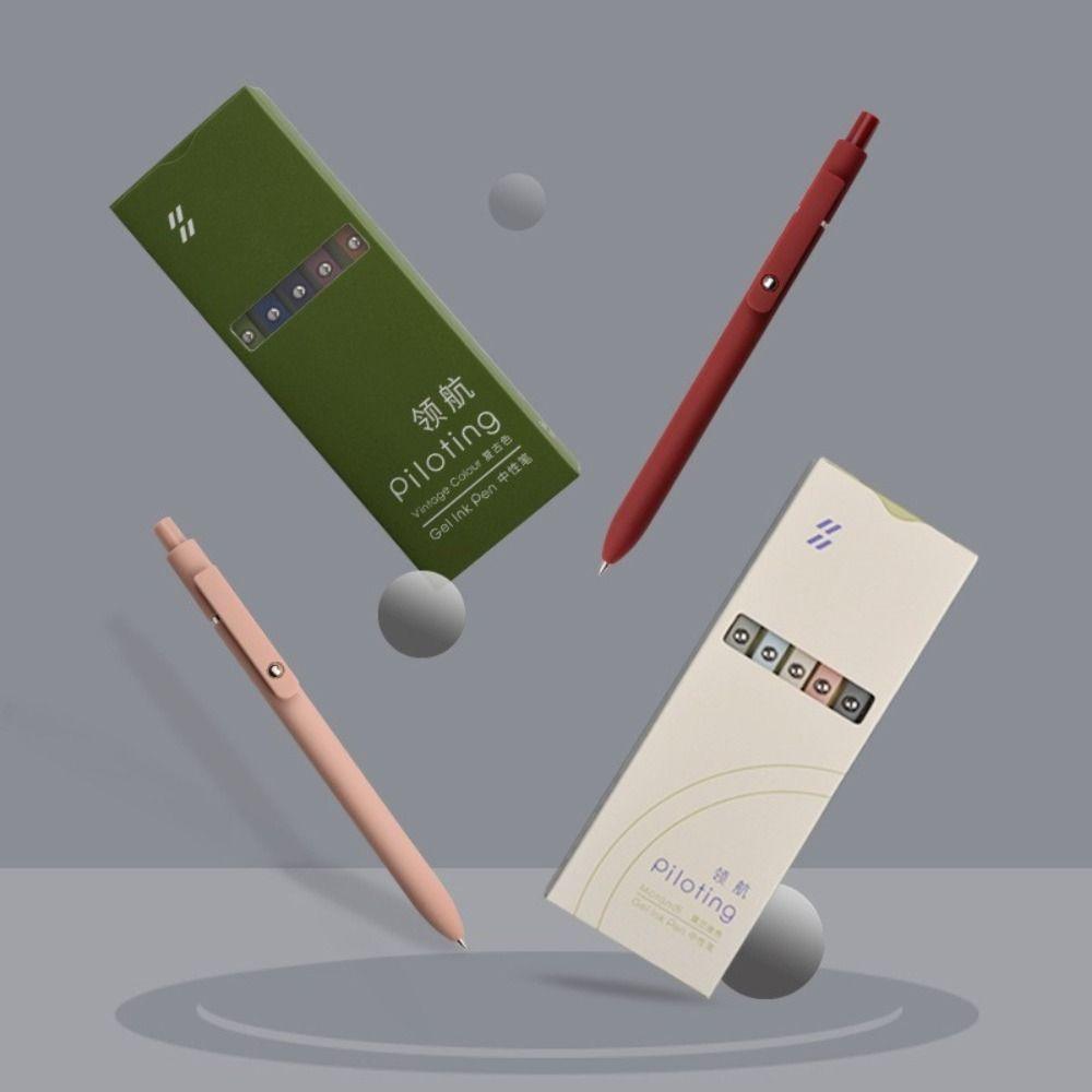 5PCS/Box Writing Black Ink Pens 0.5mm Morandi High-End Pen School Supplies Gel Pens Students
5PCS/Box Writing Black Ink Pens 0.5mm Morandi High-End Pen School Supplies Gel Pens Students