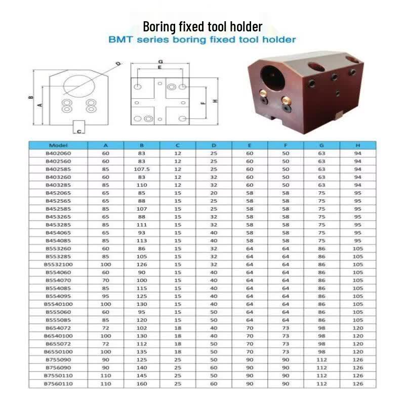 Rongyu J31-BMT402560 CNC Lathe Boring & Turning-Milling Tool Holder
Rongyu J31-BMT402560 CNC Lathe Boring & Turning-Milling Tool Holder