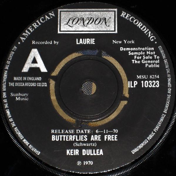 7inch Record KEIR DULLEA - Butterflies Are Free HLP10323 London Records, 1970 UK Pop Used
7inch Record KEIR DULLEA - Butterflies Are Free HLP10323 London Records, 1970 UK Pop Used
