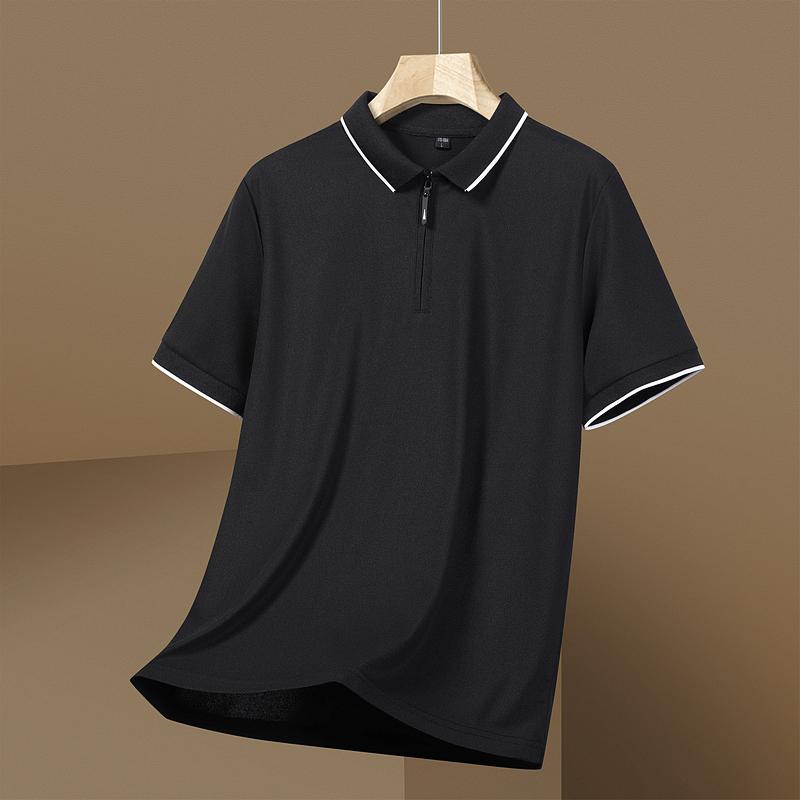 Summer Casual Polo Shirt Men s Business Versatile Men s Style Summer Casual Loose Collared Short Sleeved T-shirt M чорний
Summer Casual Polo Shirt Men s Business Versatile Men s Style Summer Casual Loose Collared Short Sleeved T-shirt M чорний