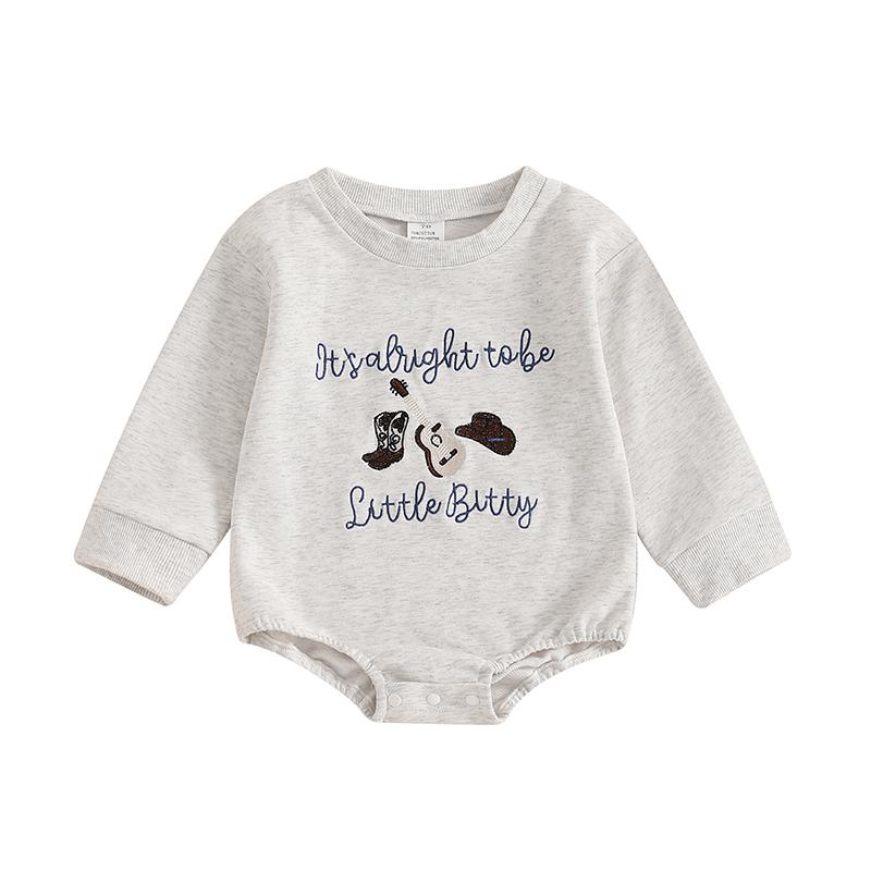 Baby Sweatshirt Romper Classic Guitar Embroidery Long Sleeve Crew Neck Bodysuit Newborn 60 серый
Baby Sweatshirt Romper Classic Guitar Embroidery Long Sleeve Crew Neck Bodysuit Newborn 60 серый