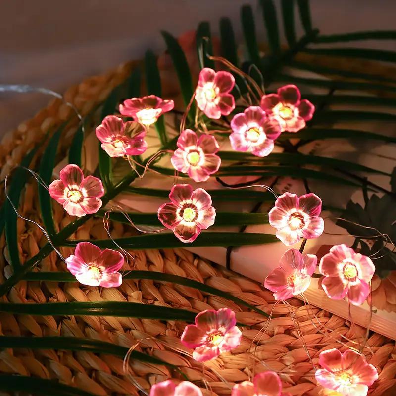 1pc 10/20/30LED Cherry Blossom Fairy String Lights Battery Powered For Home Wedding Indoor Holiday Party Festival Decoration 1M10LED теплый белый
1pc 10/20/30LED Cherry Blossom Fairy String Lights Battery Powered For Home Wedding Indoor Holiday Party Festival Decoration 1M10LED теплый белый