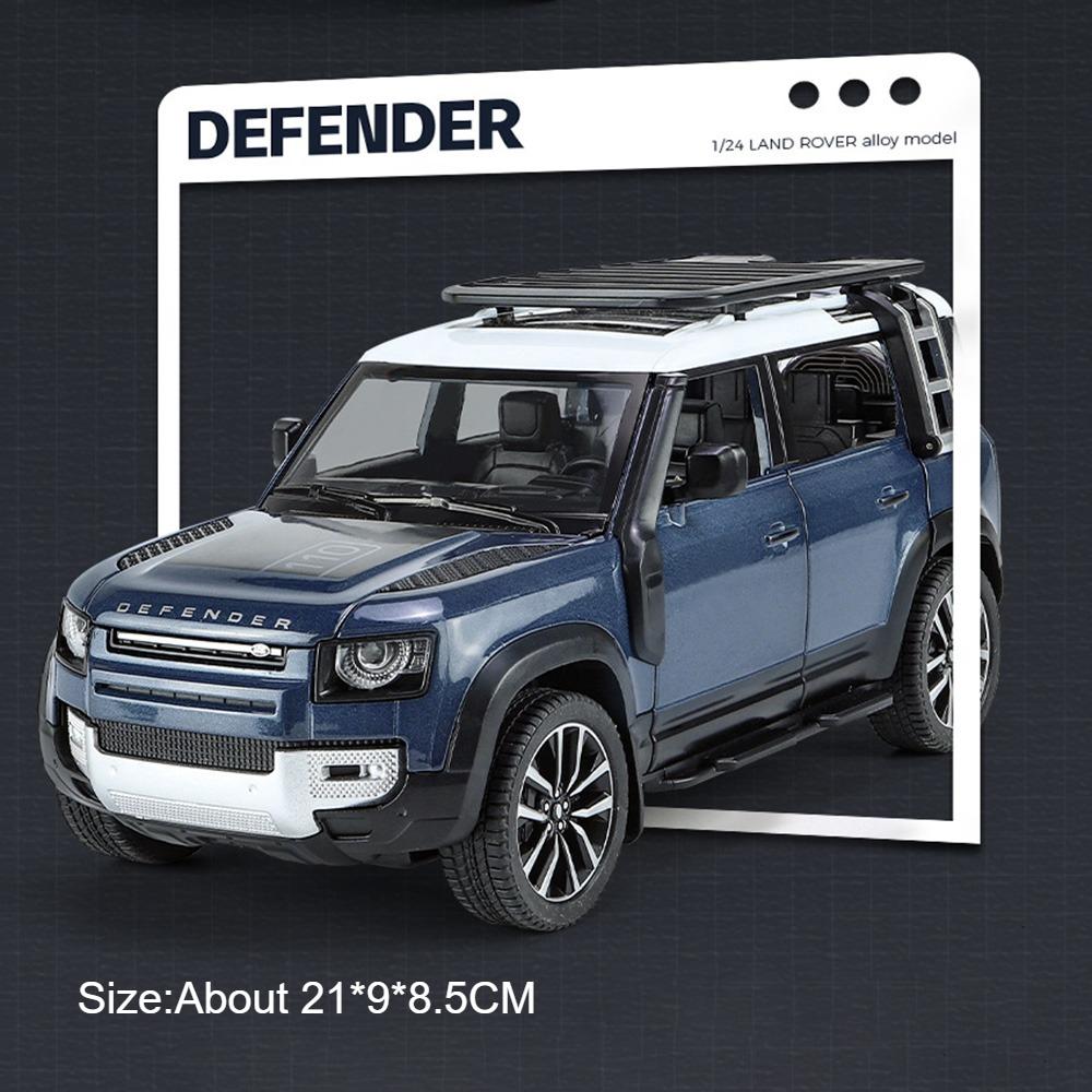 1:24 Defender 110 Land Rover Range Rover Car Model Toys Alloy Diecast Shock Absorption Sound Light Pull Back Gifts for Boys
1:24 Defender 110 Land Rover Range Rover Car Model Toys Alloy Diecast Shock Absorption Sound Light Pull Back Gifts for Boys