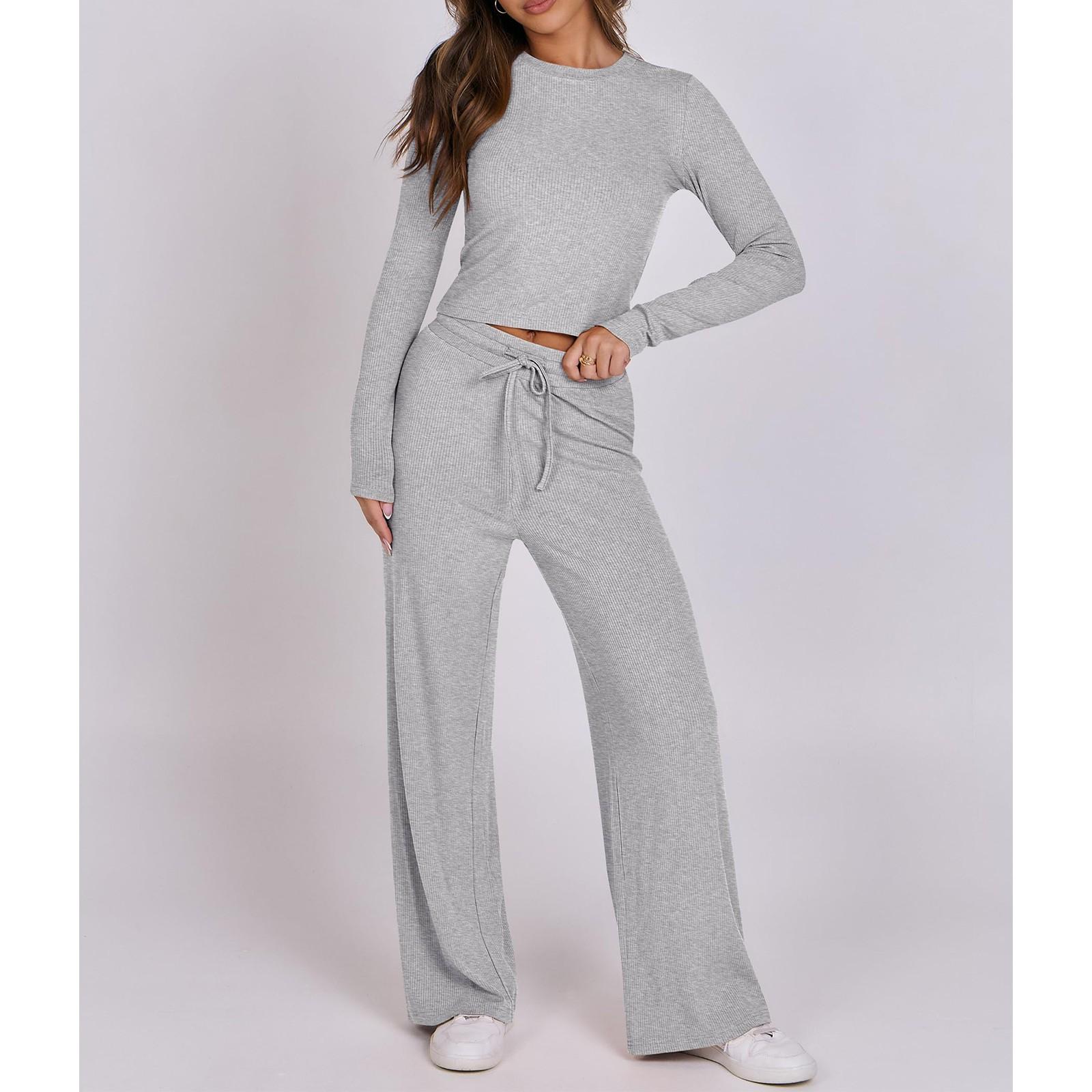 Женская мода, однотонный топ без рукавов с круглым вырезом, повседневные брюки, комплект S
Женская мода, однотонный топ без рукавов с круглым вырезом, повседневные брюки, комплект S