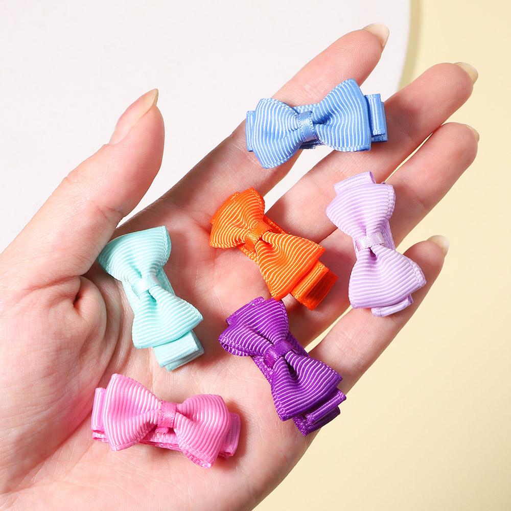 10Pcs/lot 1.4 Mini Bows Hair Clips for Baby Girls Kids Solid Color Bows Hairpins Barrettes Handmade Headwear Hair Accessories
10Pcs/lot 1.4 Mini Bows Hair Clips for Baby Girls Kids Solid Color Bows Hairpins Barrettes Handmade Headwear Hair Accessories