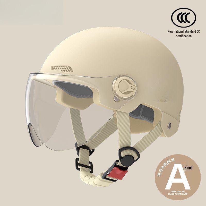 Certified Electric Battery Car Helmet: Unisex, Summer & All-Season Sun Protection, Half Helmet Design. Short High-Definition Visor
Certified Electric Battery Car Helmet: Unisex, Summer & All-Season Sun Protection, Half Helmet Design. Short High-Definition Visor
