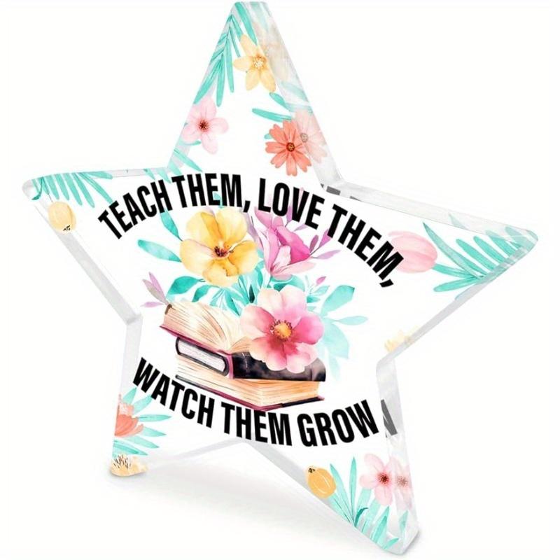 «Смотрите, как они растут» Памятный подарок для учителя - Акриловый настольный подарок для педагогов чистый
«Смотрите, как они растут» Памятный подарок для учителя - Акриловый настольный подарок для педагогов чистый