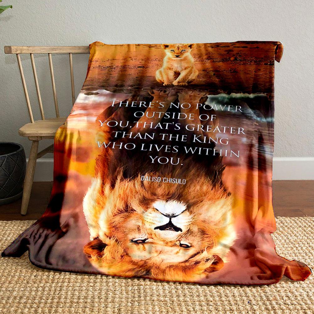 Lion Cub Reflection Inspirational Blanket Printed Blanket for Living Room Bed Couch lunch break Soft Cozy Blanket for Friend s festival Gift 80cm x 120cm
Lion Cub Reflection Inspirational Blanket Printed Blanket for Living Room Bed Couch lunch break Soft Cozy Blanket for Friend s festival Gift 80cm x 120cm