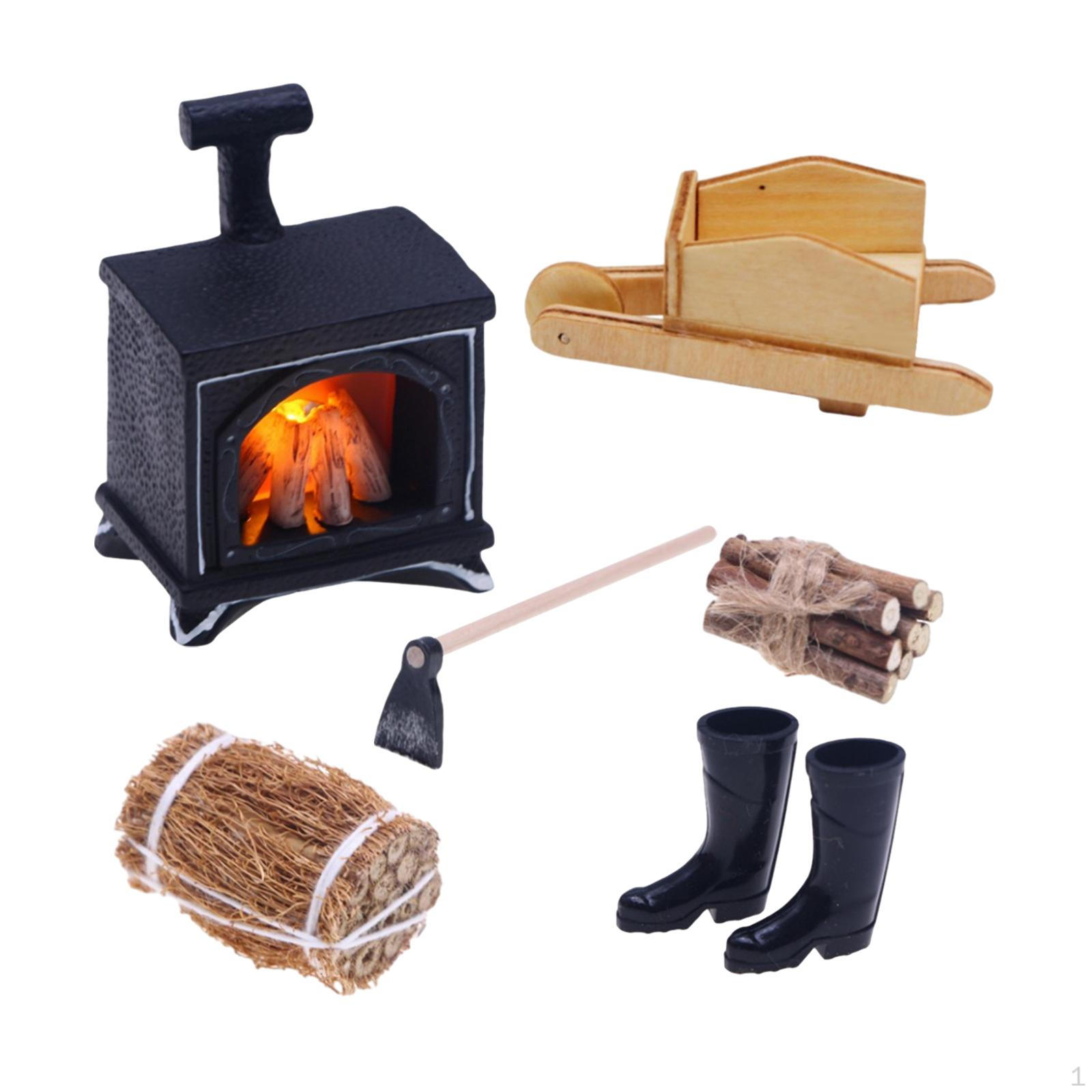 Кукольный каминный декоративный набор Миниатюрная мебель для дома для декора вечеринки without lantern
Кукольный каминный декоративный набор Миниатюрная мебель для дома для декора вечеринки without lantern