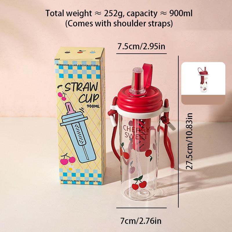 Летний спортивный пластиковый стакан для воды для прогулок, портативный студенческий стакан с соломинкой, мультяшный принт, маленький свежий стакан для воды для дома, 900 мл 801-900ml красный
Летний спортивный пластиковый стакан для воды для прогулок, портативный студенческий стакан с соломинкой, мультяшный принт, маленький свежий стакан для воды для дома, 900 мл 801-900ml красный