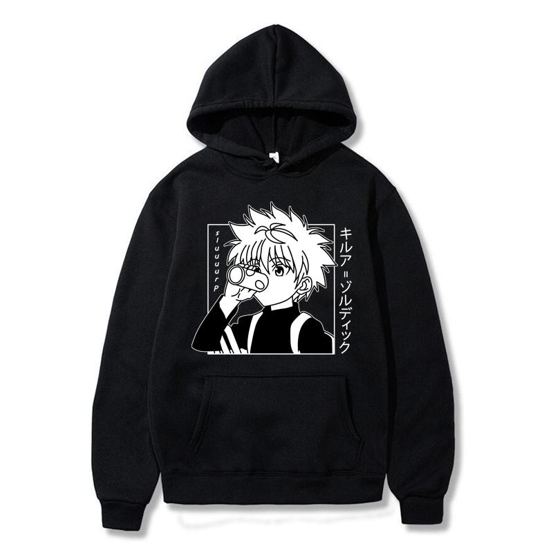Худі Hunter X Hunter Аніме Unisexga HxH Killua Print Streetwear Унісекс Жіноча повсякденна мода Великі світшоти Толстовка Спортивні костюми XL
Худі Hunter X Hunter Аніме Unisexga HxH Killua Print Streetwear Унісекс Жіноча повсякденна мода Великі світшоти Толстовка Спортивні костюми XL