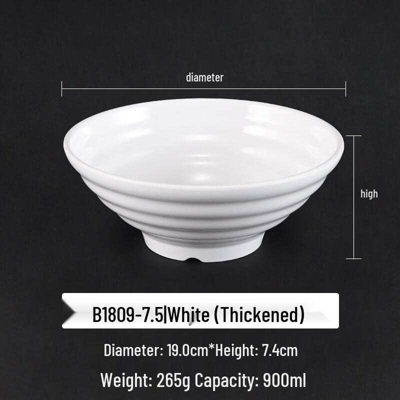 Commercial Melamine Noodle Bowl
Commercial Melamine Noodle Bowl