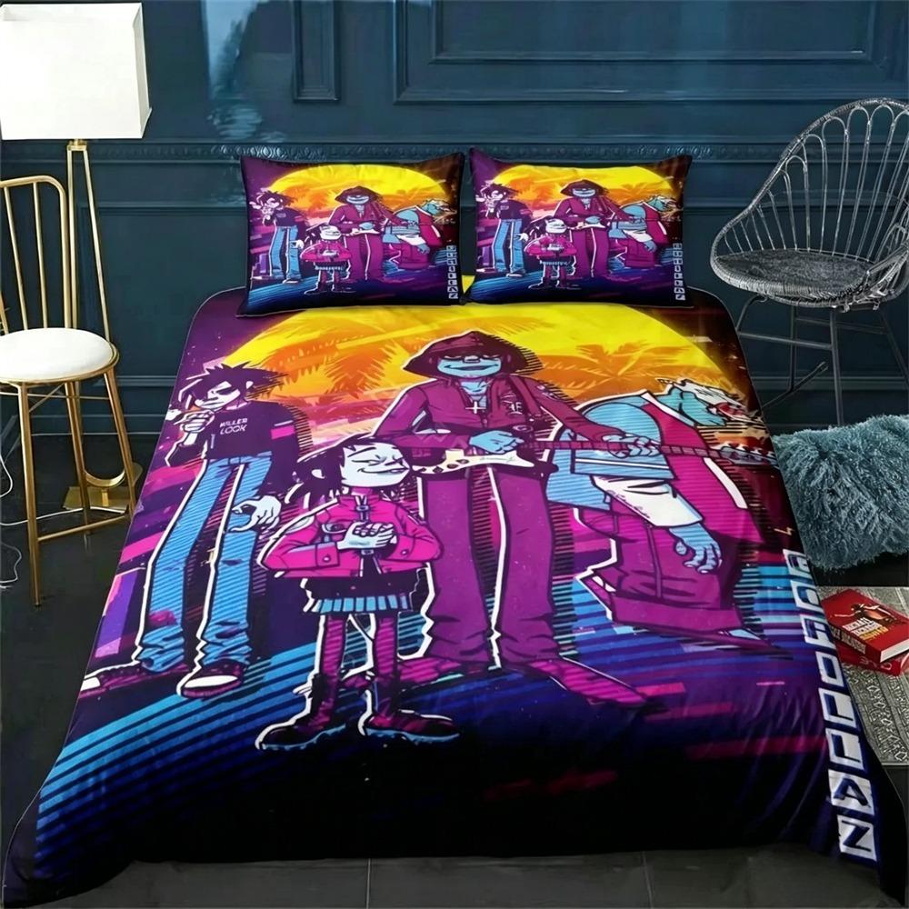 3D Print Music Gorillaz Bedding Set Cute Quilt Cover Bed Cover With Pillowcase Twin Single Queen King Size Boys Adult Home 135x200cm
3D Print Music Gorillaz Bedding Set Cute Quilt Cover Bed Cover With Pillowcase Twin Single Queen King Size Boys Adult Home 135x200cm
