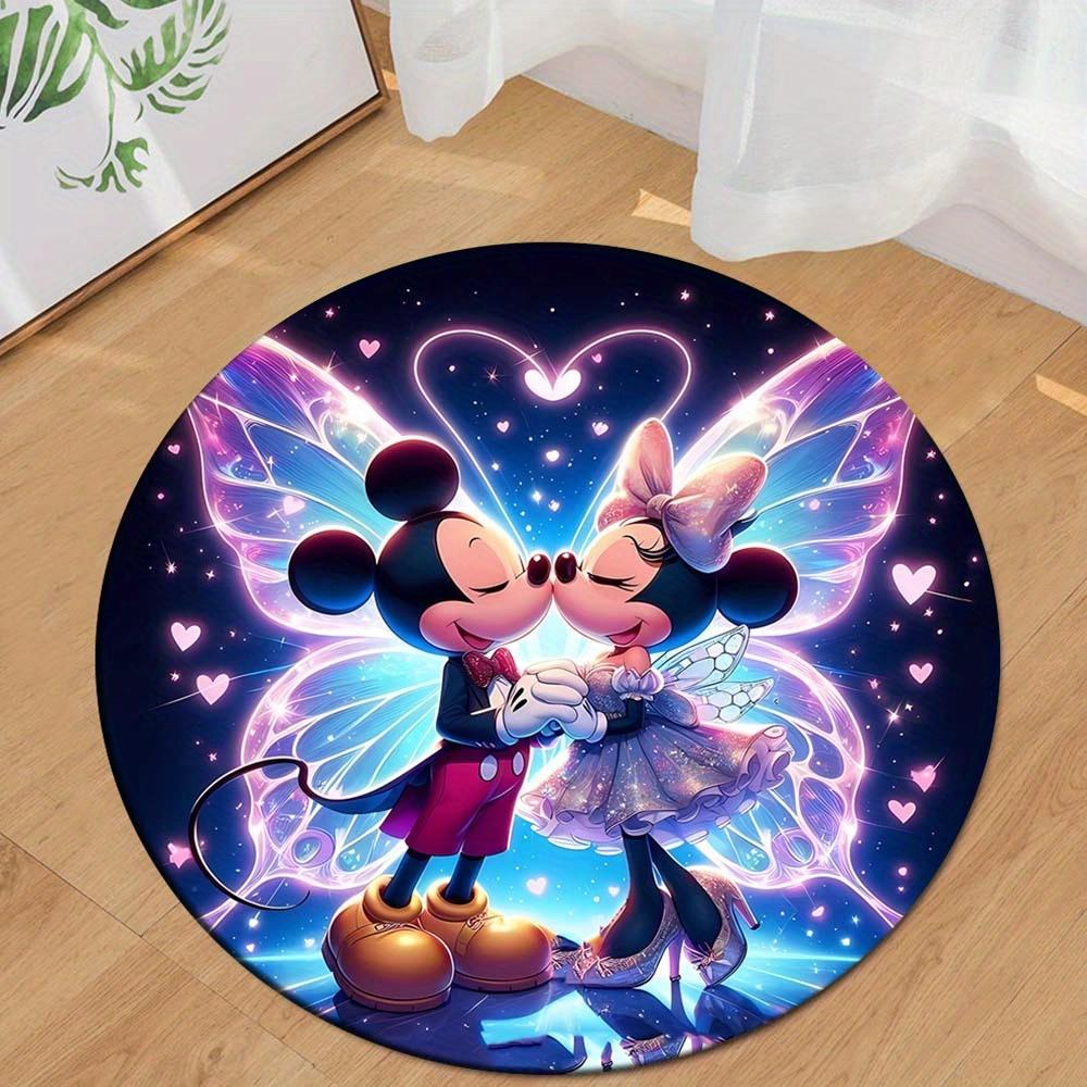 1pc Mickey Mouse Minnie&Mickey Round Area Rug , Playroom Bedroom Living Room Indoor Decor Rug , Perfect for Leisure Areas , Bedside , Cloakr 80cm/31.5in
1pc Mickey Mouse Minnie&Mickey Round Area Rug , Playroom Bedroom Living Room Indoor Decor Rug , Perfect for Leisure Areas , Bedside , Cloakr 80cm/31.5in