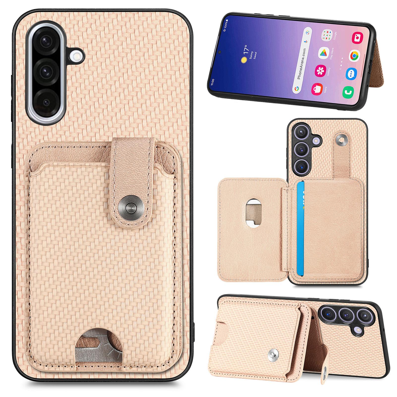 For Samsung Galaxy A26 5G Case Card Slots Kickstand Phone Back Cover with Card Tool Khaki
For Samsung Galaxy A26 5G Case Card Slots Kickstand Phone Back Cover with Card Tool Khaki