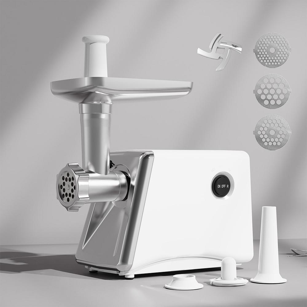 Fully Automatic Multifunctional Meat Grinder & Sausage Stuffer - 220V/110V EU Standard 220V срібний
Fully Automatic Multifunctional Meat Grinder & Sausage Stuffer - 220V/110V EU Standard 220V срібний