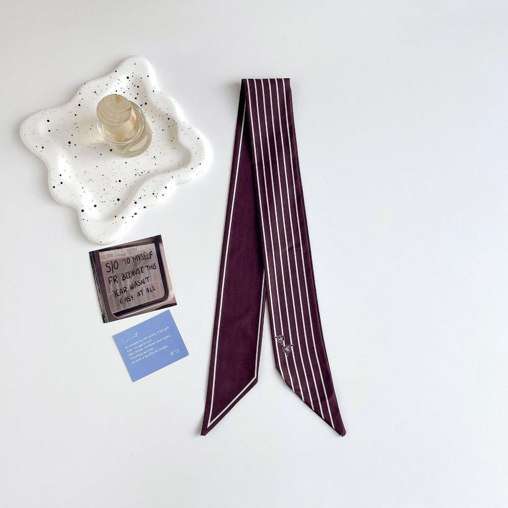 Striped Woman Skinny Silk Scarf Silk Ribbon Bag Strap Fashion Long Hair Strip Lady Hair Tie 8
Striped Woman Skinny Silk Scarf Silk Ribbon Bag Strap Fashion Long Hair Strip Lady Hair Tie 8