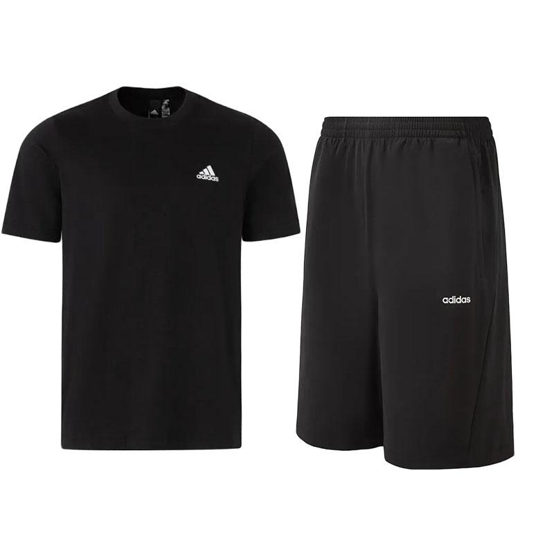 Adidas Comfortable Minimalist Retro Artistic Short Sleeve Shorts Casual Sports Set Unisex Sets Black IT4339+JE3563 S
Adidas Comfortable Minimalist Retro Artistic Short Sleeve Shorts Casual Sports Set Unisex Sets Black IT4339+JE3563 S