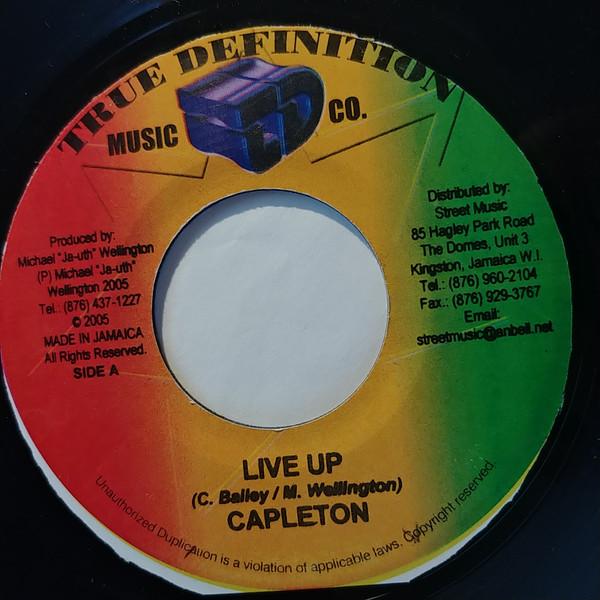 7inch Record CAPLETON - Live Up / Escape Rhythm NONE True Definition 2005 Jamaica Reggae, Ska & Dub Used
7inch Record CAPLETON - Live Up / Escape Rhythm NONE True Definition 2005 Jamaica Reggae, Ska & Dub Used